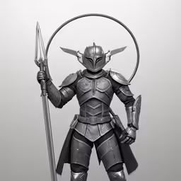an image of a man in armor holding a sword