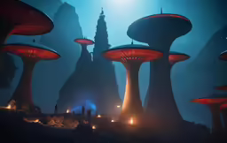 the artwork is from futuristic fantasy sci fiction