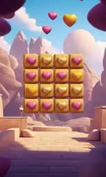 the screenshot is very fun with the game, including several hearts