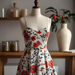 a mannequin with a dress on it