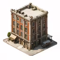 a very large building model in the shape of a city
