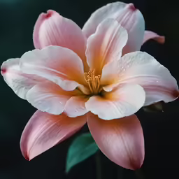 a flower is seen close up and it looks like a blossom
