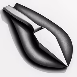 an object made out of metal is shown