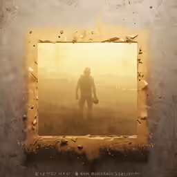 an image of a man in the fog