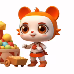 the littlest cat is next to a box of candy
