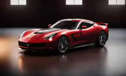 the new concept sports car is displayed at