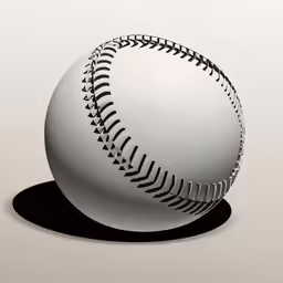 a baseball is on a base ready to be thrown