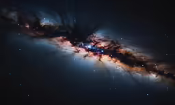 the milky is filled with lots of stars