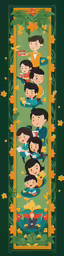 a group of people standing next to each other