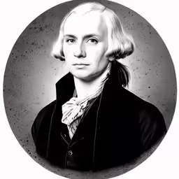 a portrait of thomas smith in an oval frame