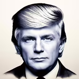 a black and white image of a man with a suit