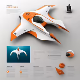 a model airplane that looks like an air craft