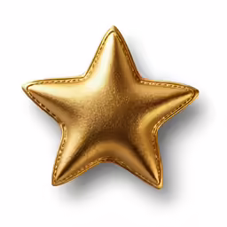 an image of golden star balloon