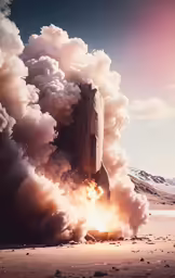 a large jet is flying through the air near mountains