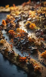 many edible things sit on the counter top