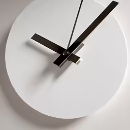 the modern clock is a bit larger than it looks