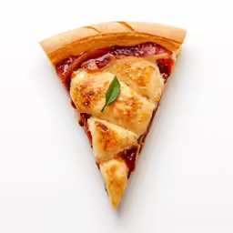 sliced pizza with tomato sauce and meat