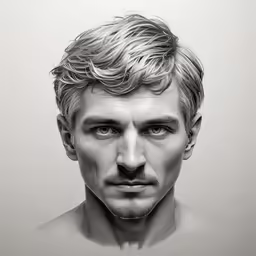 the black and white photo has an overweight look
