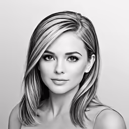 a black and white portrait of the famous actress claudia mass