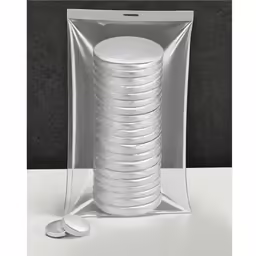 some plates in a container with the lid open