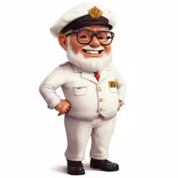 an animated figure of a sailor
