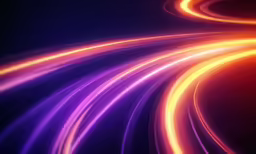 abstract motion image in purple, orange and red