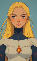 an image of a blonde woman in uniform