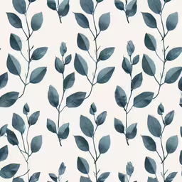 several green leaves and leaves on a white background