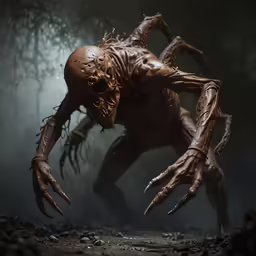 the image shows the creature in the scene