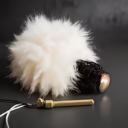 a pipe with a small amount of white powder on it