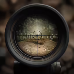 an image of a scope shot at a game