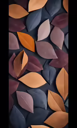 the pattern of leaves is very beautiful