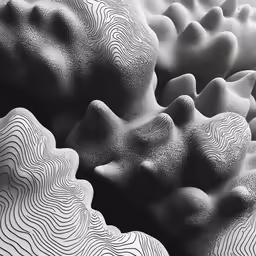 an image of some very pretty white shapes