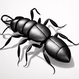 a longhorn antelope bug in the middle of a photograph