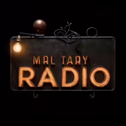 a large sign that reads rotary radio