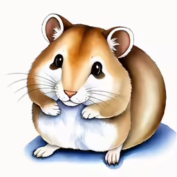 an image of a rodent sitting down