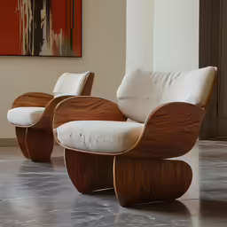 some very nice looking chairs in a room