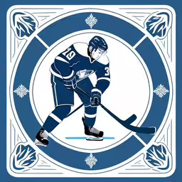 a man in uniform skating on an ice rink
