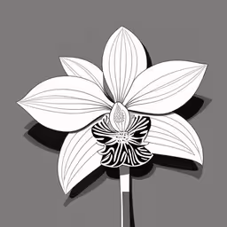 a close up of a flower on a gray background