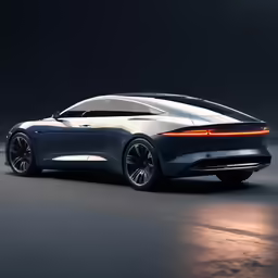 a futuristic looking car is shown in this image
