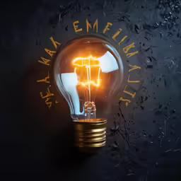 the idea for a light bulb to be in a fight