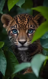 an image of a very cute little tiger