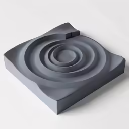 a piece of art sitting on top of a table