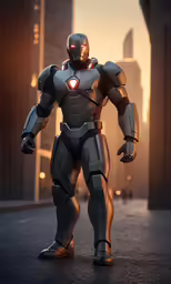 an action figure is posed on the ground