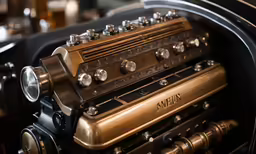 old type radio with lots of parts installed