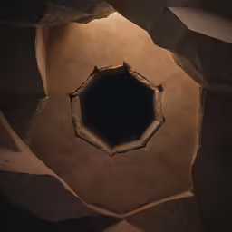 this image has a view of a dark room with some lighting