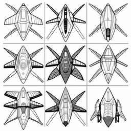 the different types and shapes of planes