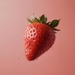 a very ripe fruit floating on the surface