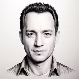 this is a black and white photo of a man