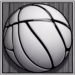 a basketball on a striped black and white background,a black and white photo of a basketball,a white and black image of a ball,a basketball is shown in black and white,a drawing of a basketball on a white background